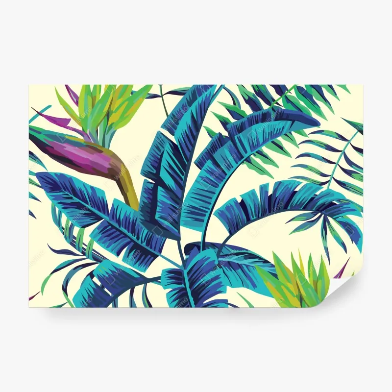 Fototapeta mglisty wodospad w górskim lesie – Wallissimo®