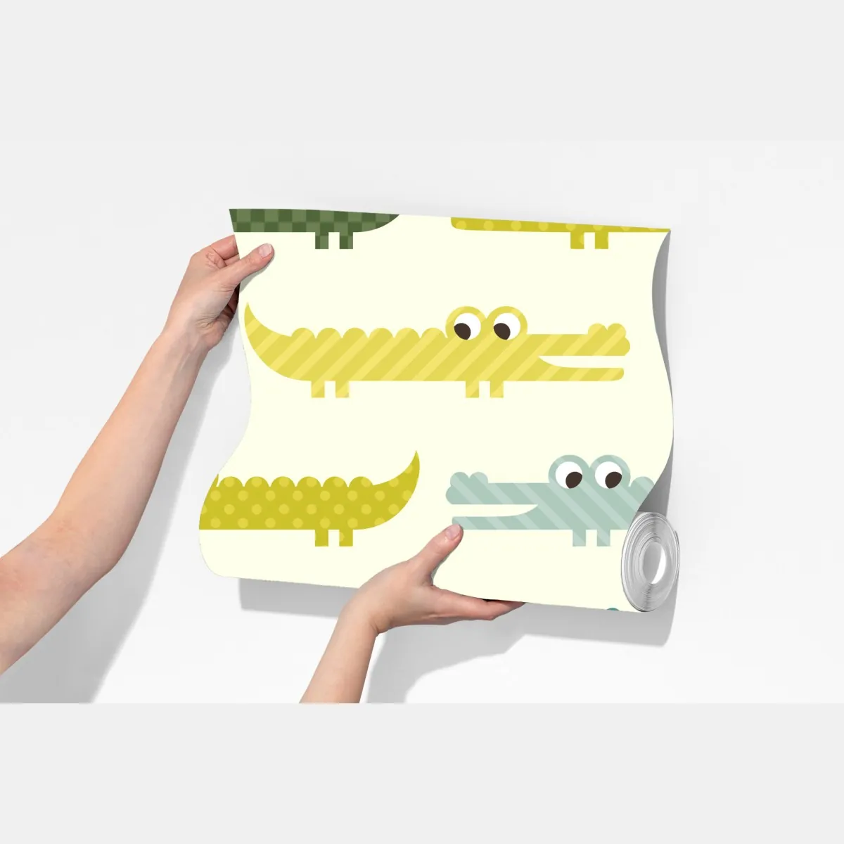 Fototapeta wesoły wzór krokodyli do pokoju dziecięcego – Wallissimo® Fototapeta wesoły wzór krokodyli do pokoju dziecięcego – Wallissimo®