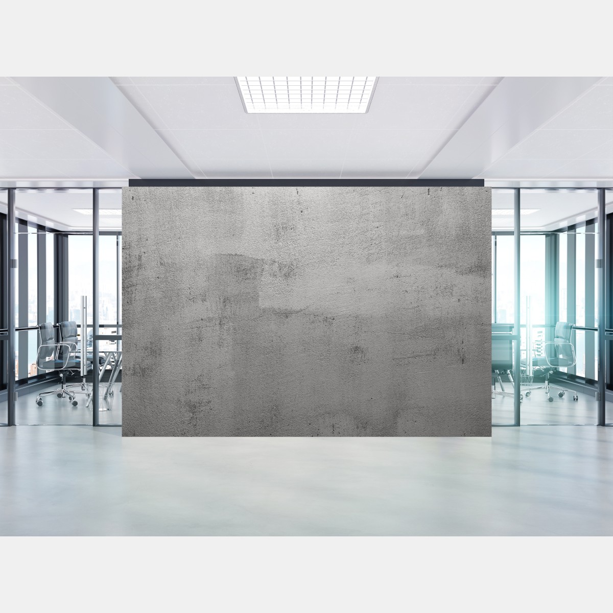Wall mural gray concrete texture