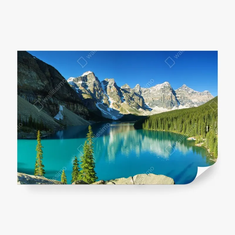 Fototapeta turkusowa górska oaza – Wallissimo®