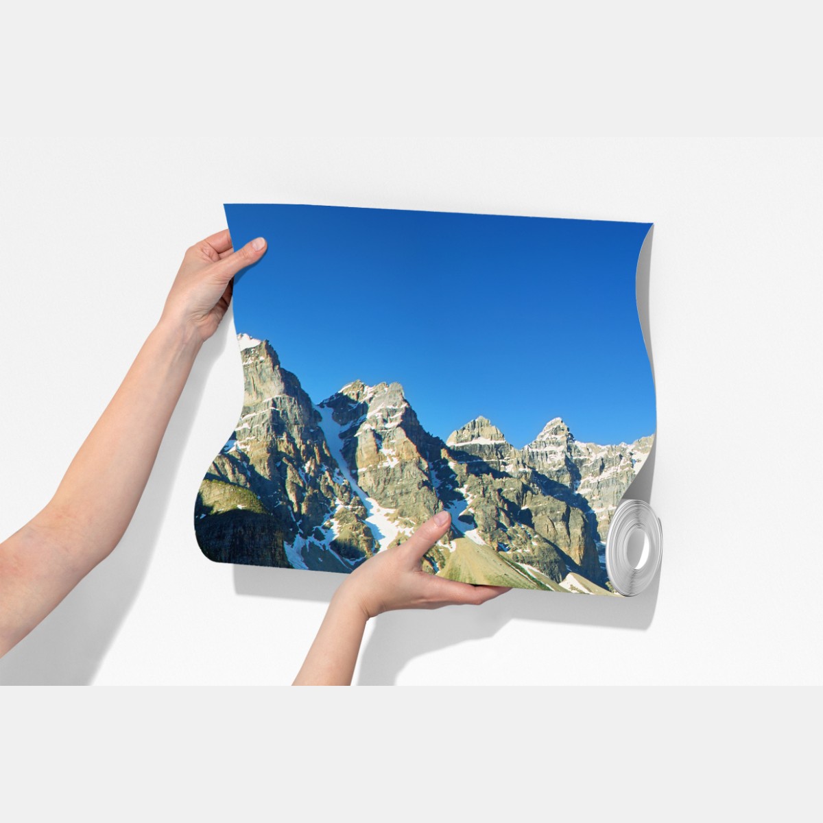 Fototapeta spokojne turkusowe jezioro w górach – Wallissimo® Fototapeta spokojne turkusowe jezioro w górach – Wallissimo®