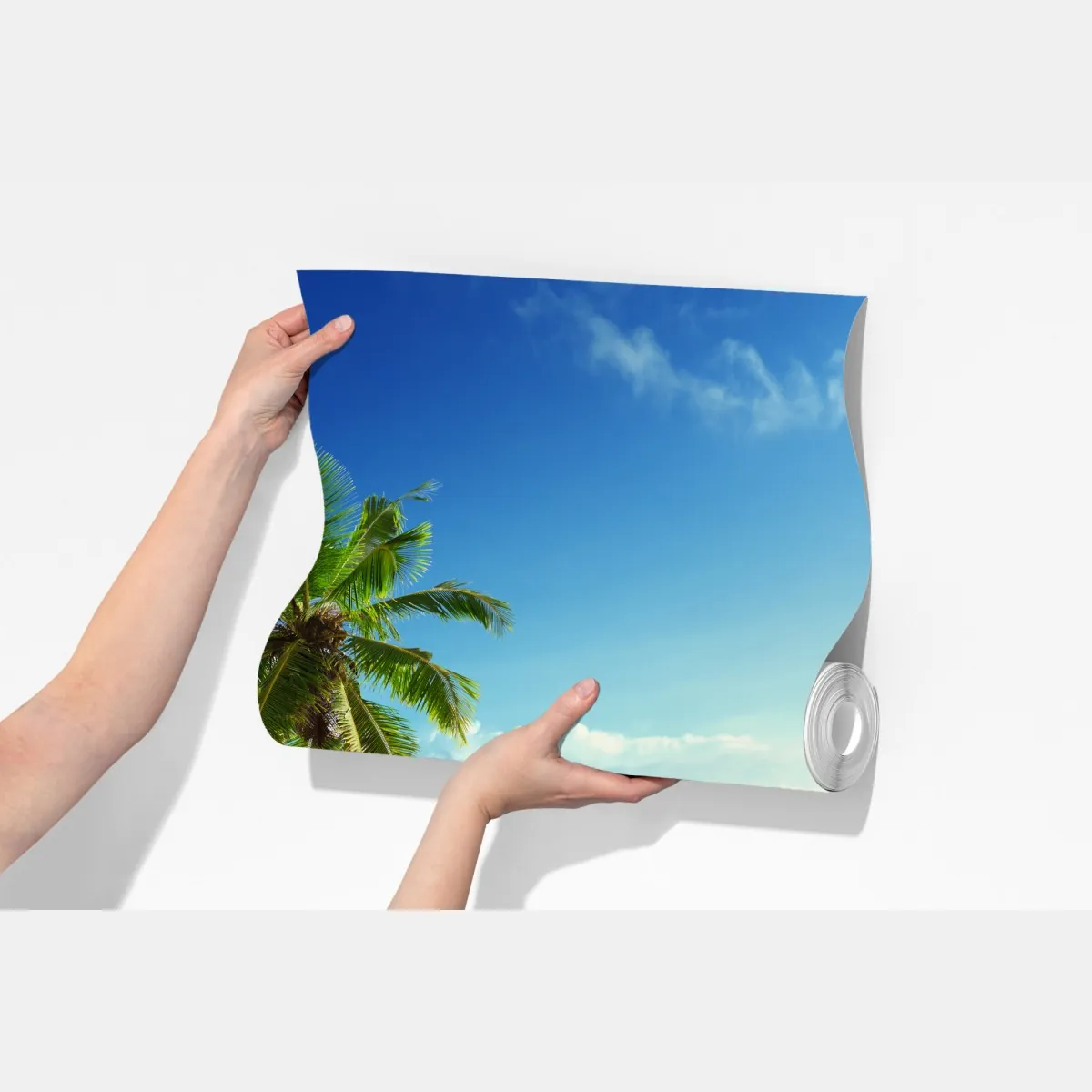 Fototapeta tropikalna plaża na Karaibach o zachodzie słońca – Wallissimo® Fototapeta tropikalna plaża na Karaibach o zachodzie słońca – Wallissimo®