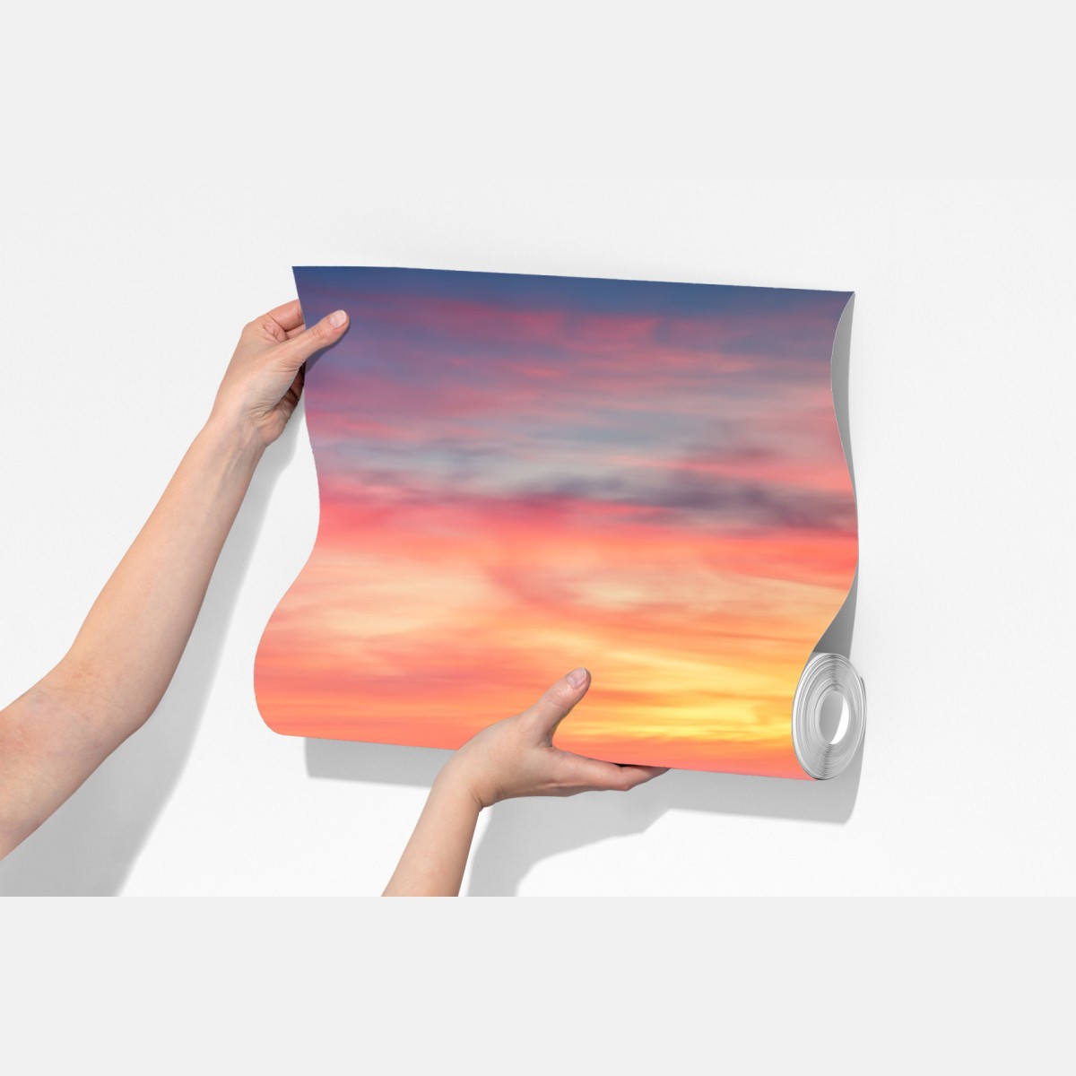 Fototapeta spokojny wschód słońca nad drewnianym molo – Wallissimo® Fototapeta spokojny wschód słońca nad drewnianym molo – Wallissimo®