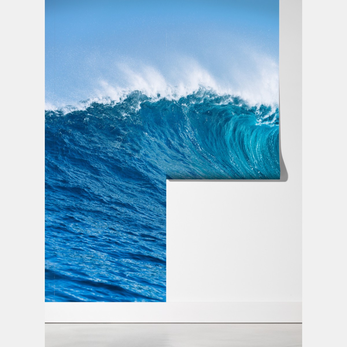 Fototapeta majestatyczna turkusowa fala oceaniczna – Wallissimo® Fototapeta majestatyczna turkusowa fala oceaniczna – Wallissimo®