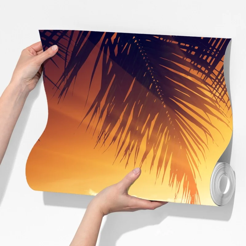 Fototapeta plaża o zachodzie słońca na Karaibach – Wallissimo® Fototapeta plaża o zachodzie słońca na Karaibach – Wallissimo®