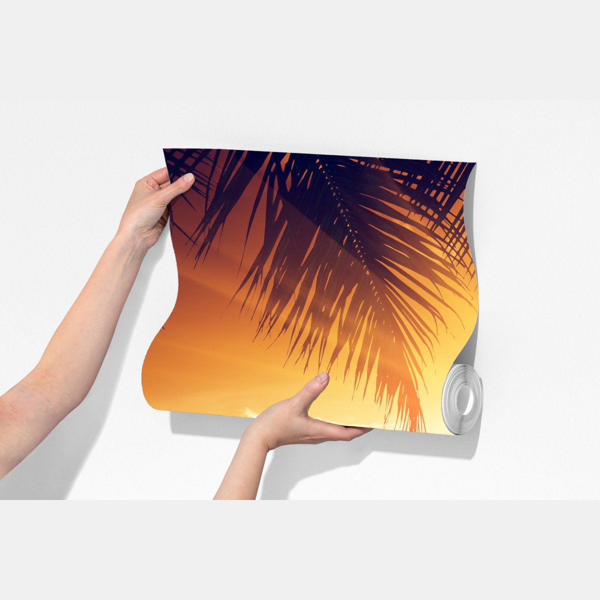 Fototapeta plaża o zachodzie słońca na Karaibach – Wallissimo® Fototapeta plaża o zachodzie słońca na Karaibach – Wallissimo®