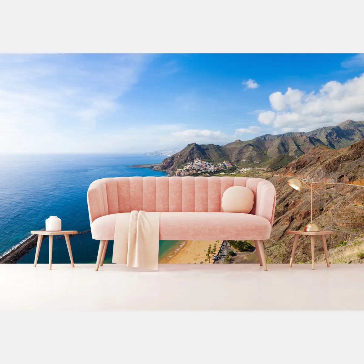 Fototapeta plaża Las Teresitas, panorama Teneryfy – Wallissimo® Fototapeta plaża Las Teresitas, panorama Teneryfy – Wallissimo®