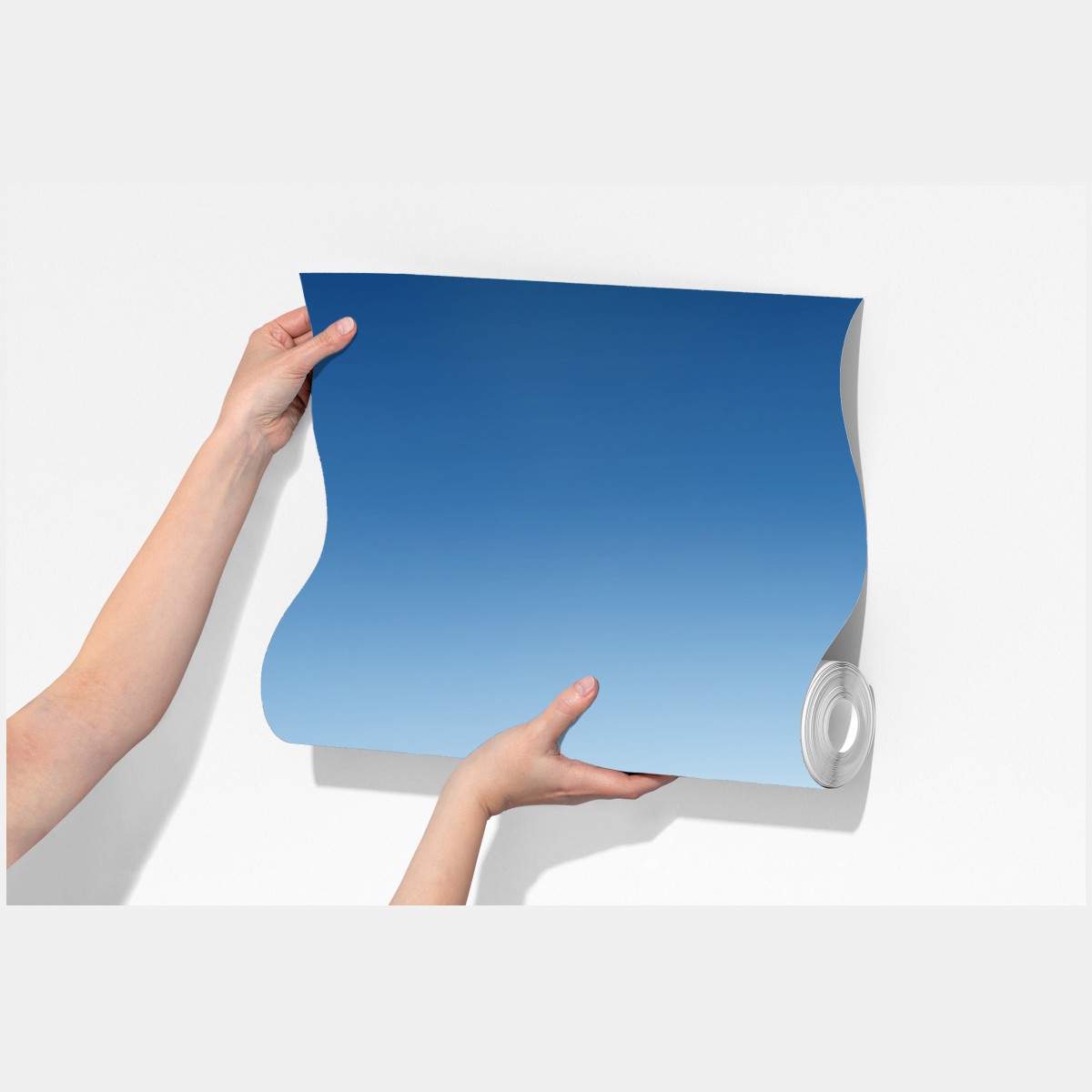 Fototapeta odrzutowiec na czystym niebie – Wallissimo® Fototapeta odrzutowiec na czystym niebie – Wallissimo®