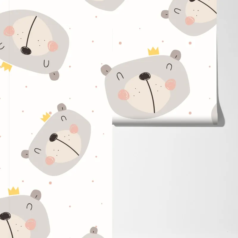 Fototapeta wzór z misiami do pokoju dziecięcego – Wallissimo® Fototapeta wzór z misiami do pokoju dziecięcego – Wallissimo®