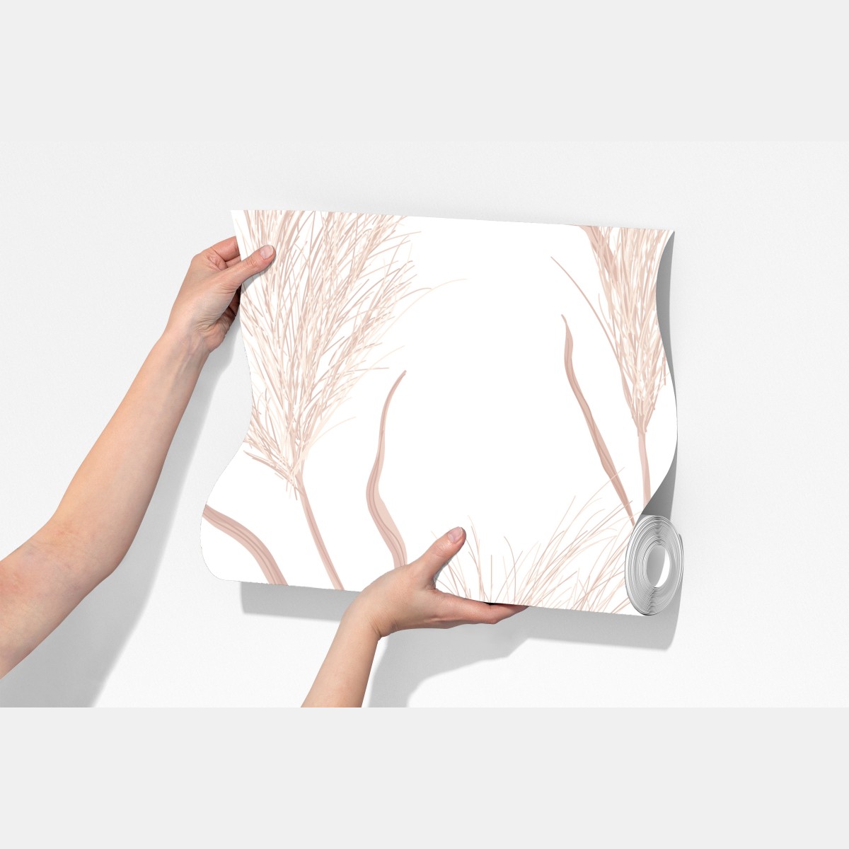 Fototapeta delikatny motyw trawy pampasowej – Wallissimo® Fototapeta delikatny motyw trawy pampasowej – Wallissimo®