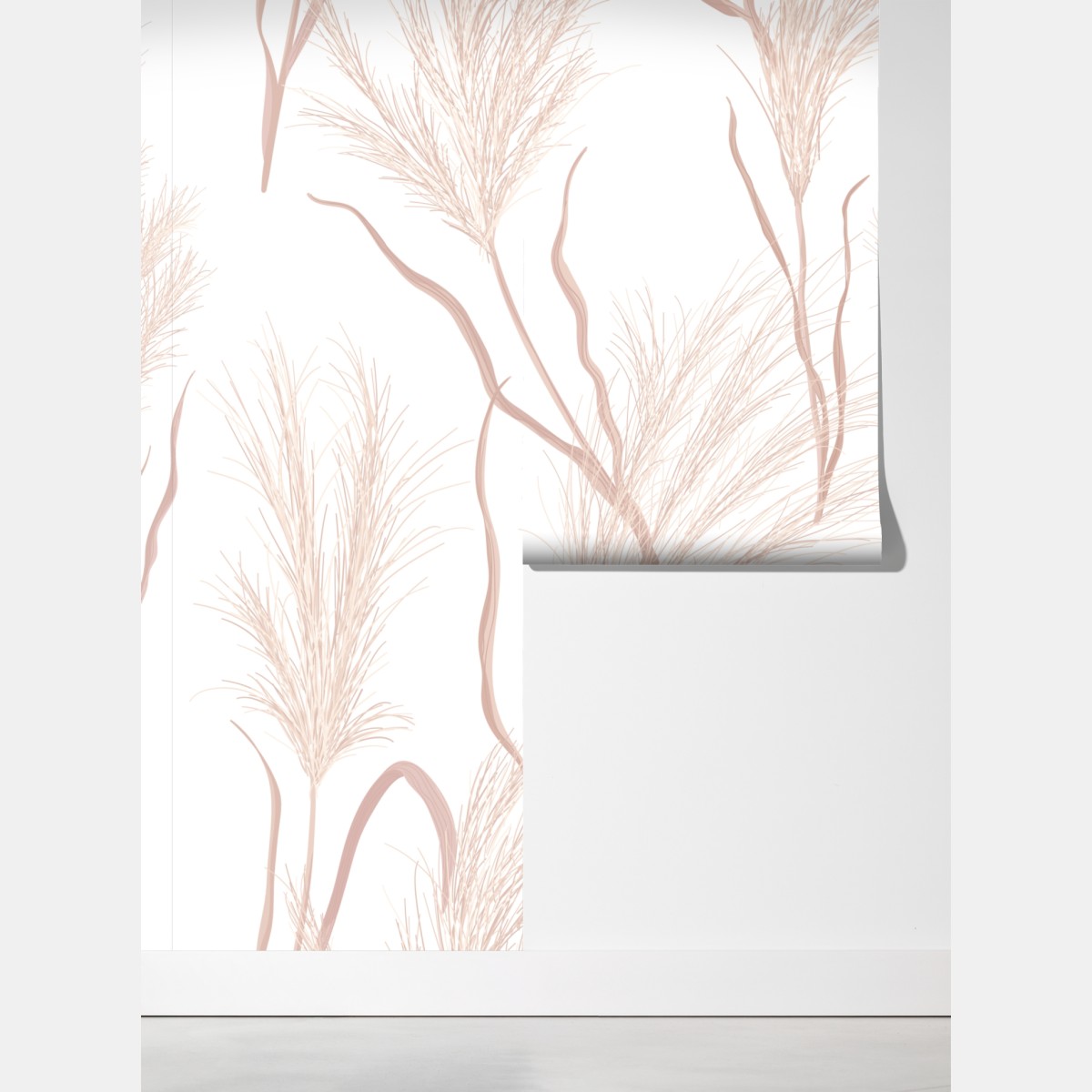 Fototapeta delikatny motyw trawy pampasowej – Wallissimo® Fototapeta delikatny motyw trawy pampasowej – Wallissimo®