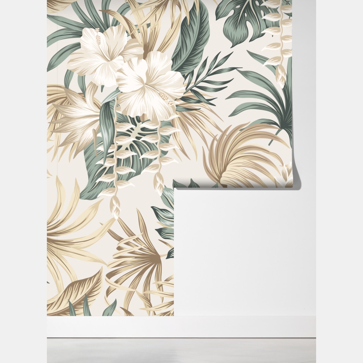 Fototapeta delikatny tropikalny motyw hibiskusa – Wallissimo® Fototapeta delikatny tropikalny motyw hibiskusa – Wallissimo®