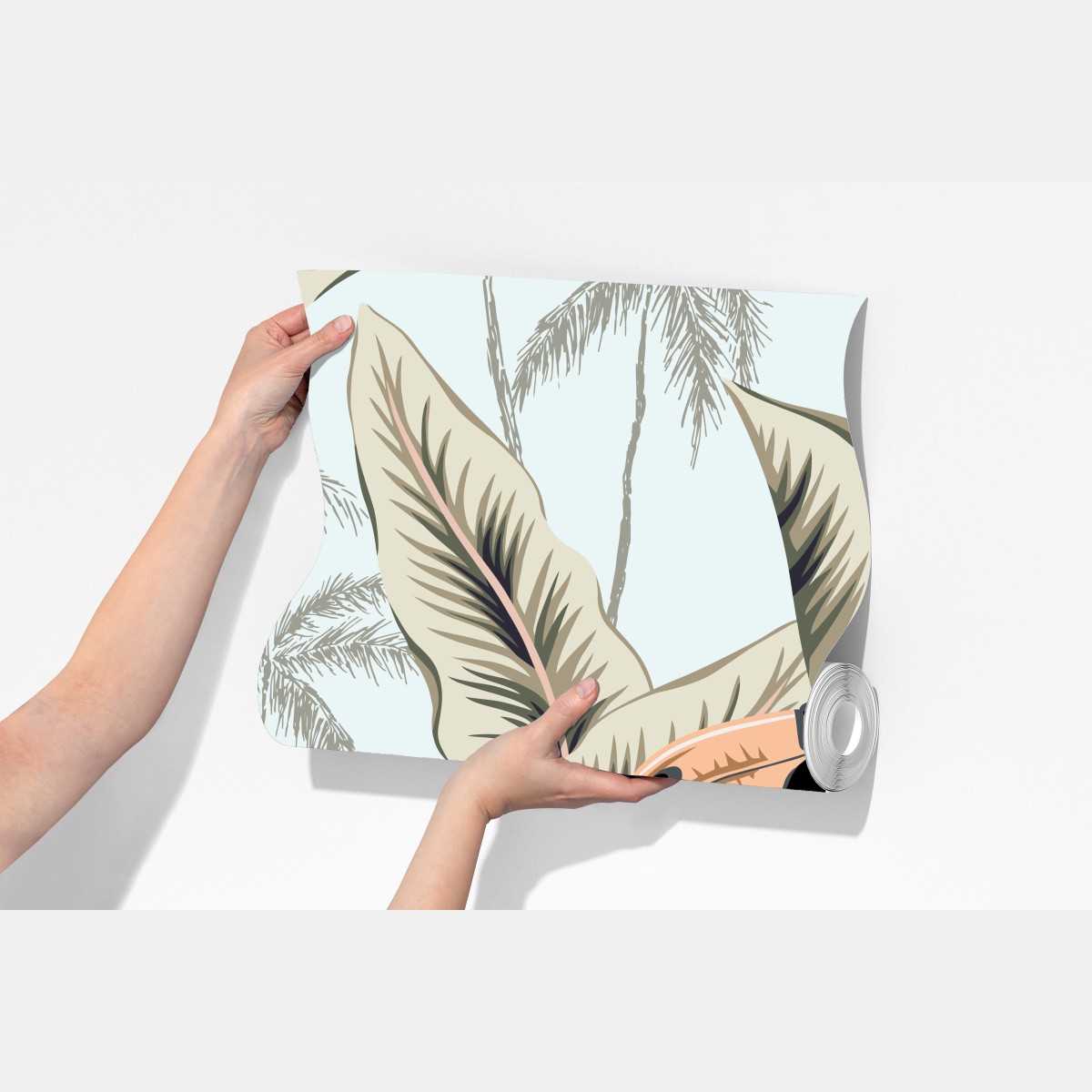 Fototapeta tropikalny motyw z tukanem i hibiskusem – Wallissimo® Fototapeta tropikalny motyw z tukanem i hibiskusem – Wallissimo®