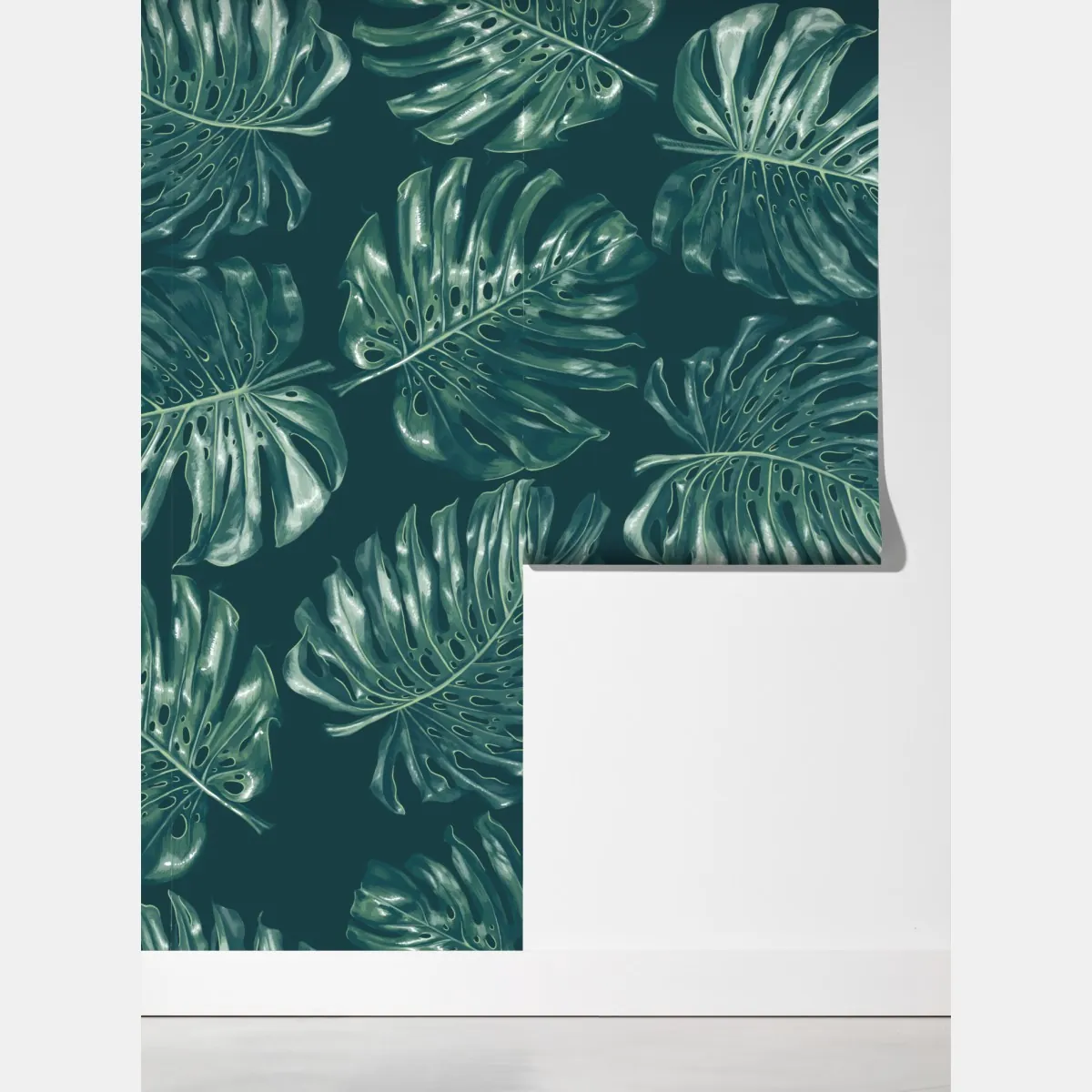 Fototapeta wzór tropikalnych liści monstery – Wallissimo® Fototapeta wzór tropikalnych liści monstery – Wallissimo®