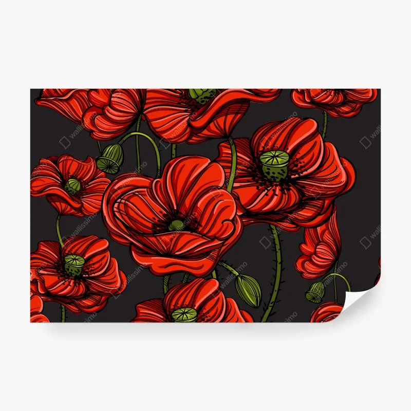 Fototapeta ciemna faktura marmuru – Wallissimo®