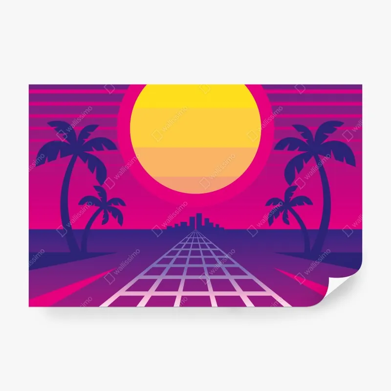 Fototapeta poranne światło w lesie – Wallissimo®