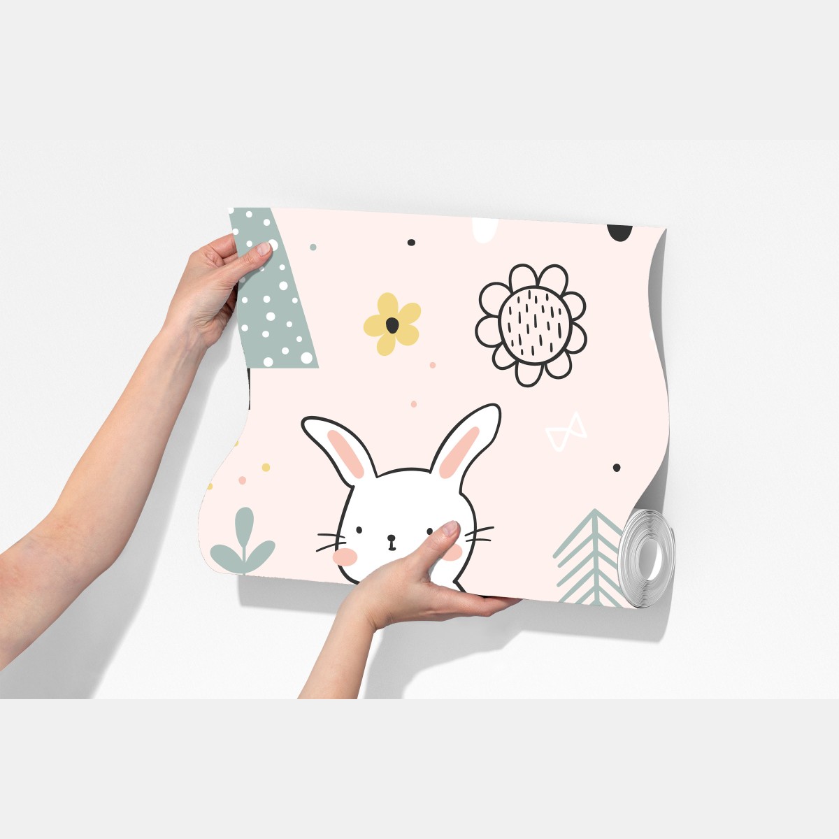 Fototapeta wesoły wzór z zajączkami do pokoju dziecięcego – Wallissimo® Fototapeta wesoły wzór z zajączkami do pokoju dziecięcego – Wallissimo®