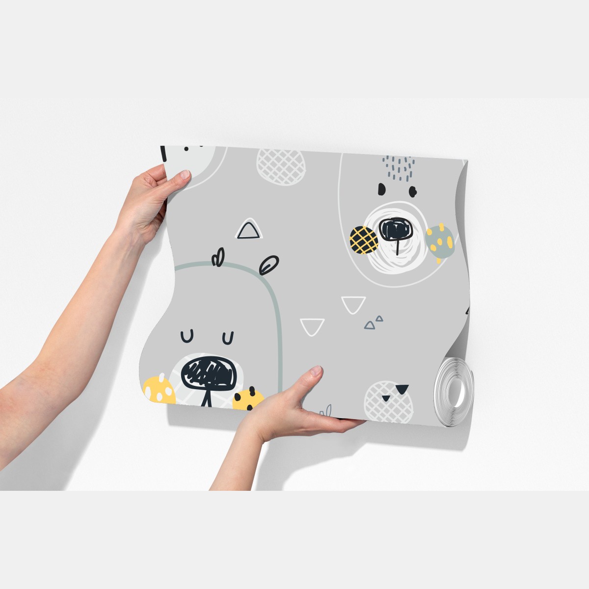 Fototapeta wzór z zabawnymi misiami do pokoju dziecięcego – Wallissimo® Fototapeta wzór z zabawnymi misiami do pokoju dziecięcego – Wallissimo®