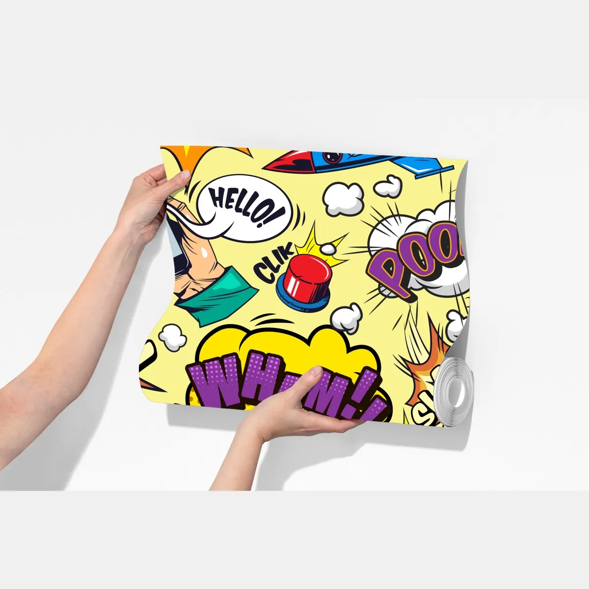 Fototapeta retro kolaż komiksowy w stylu pop-art – Wallissimo® Fototapeta retro kolaż komiksowy w stylu pop-art – Wallissimo®