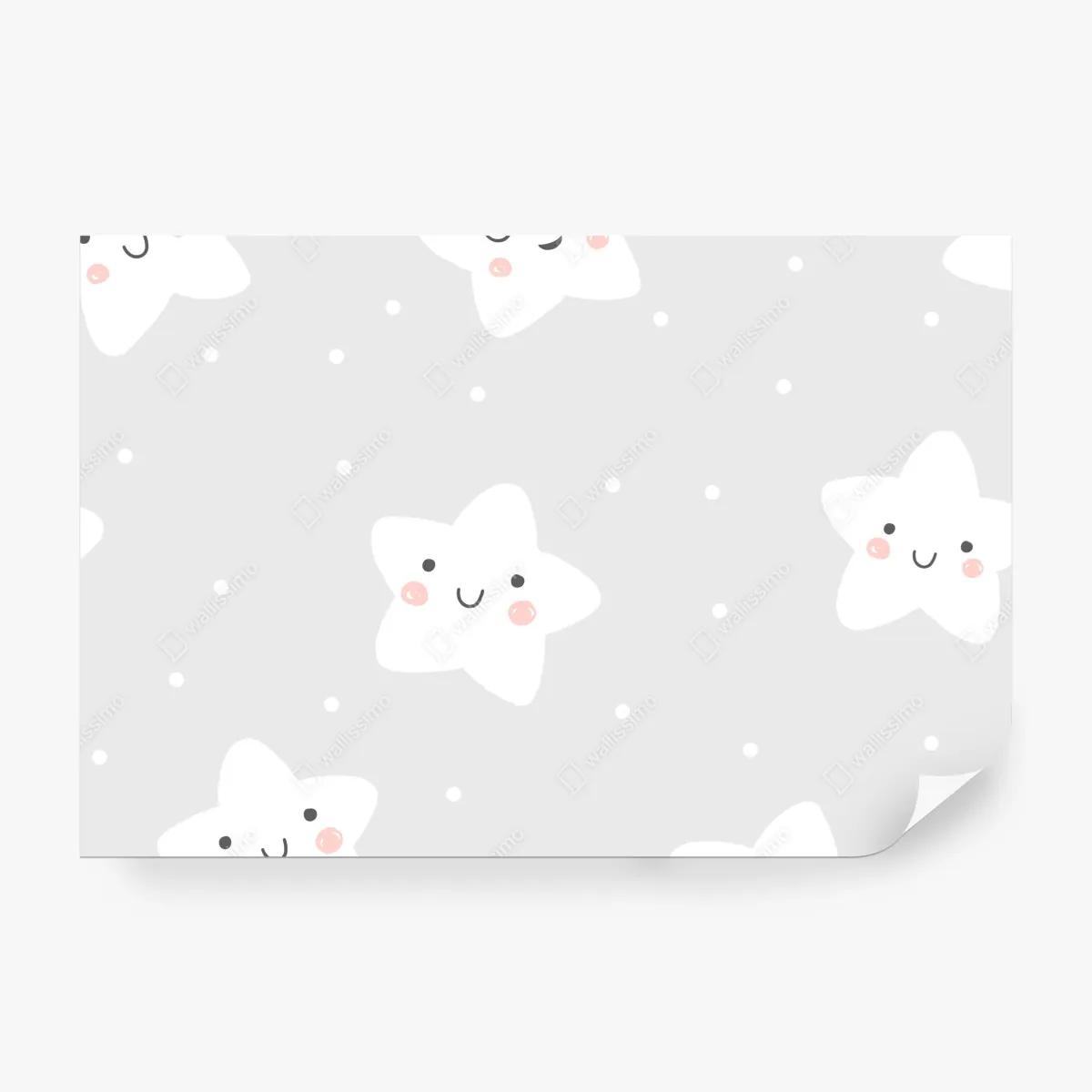 Fototapeta urocze uśmiechnięte gwiazdki do pokoju dziecięcego – Wallissimo® Fototapeta urocze uśmiechnięte gwiazdki do pokoju dziecięcego – Wallissimo®