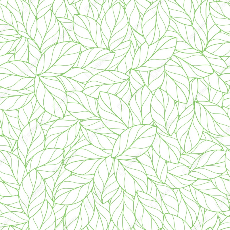 Fototapeta zielony wzór liści – Wallissimo® Fototapeta zielony wzór liści – Wallissimo®