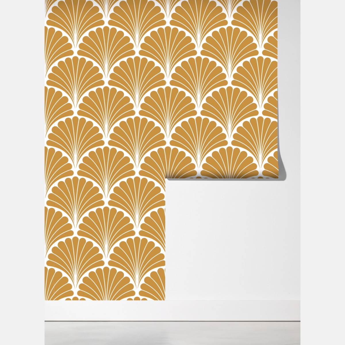 Fototapeta złoty wzór wachlarza w stylu art deco – Wallissimo® Fototapeta złoty wzór wachlarza w stylu art deco – Wallissimo®