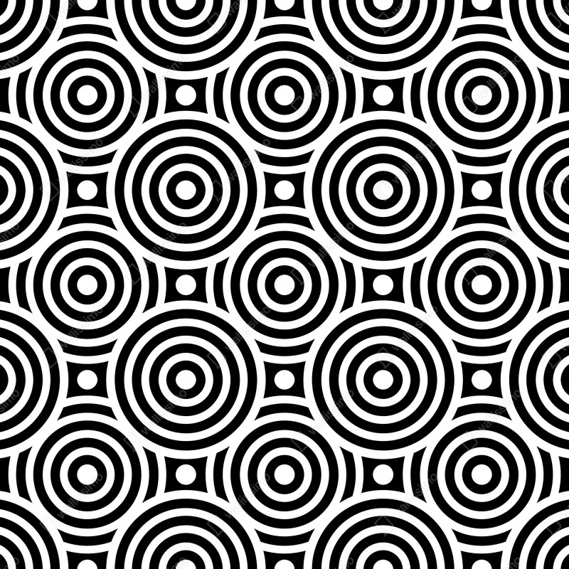 Fototapeta czarno-biały wzór koncentrycznych kół – Wallissimo® Fototapeta czarno-biały wzór koncentrycznych kół – Wallissimo®