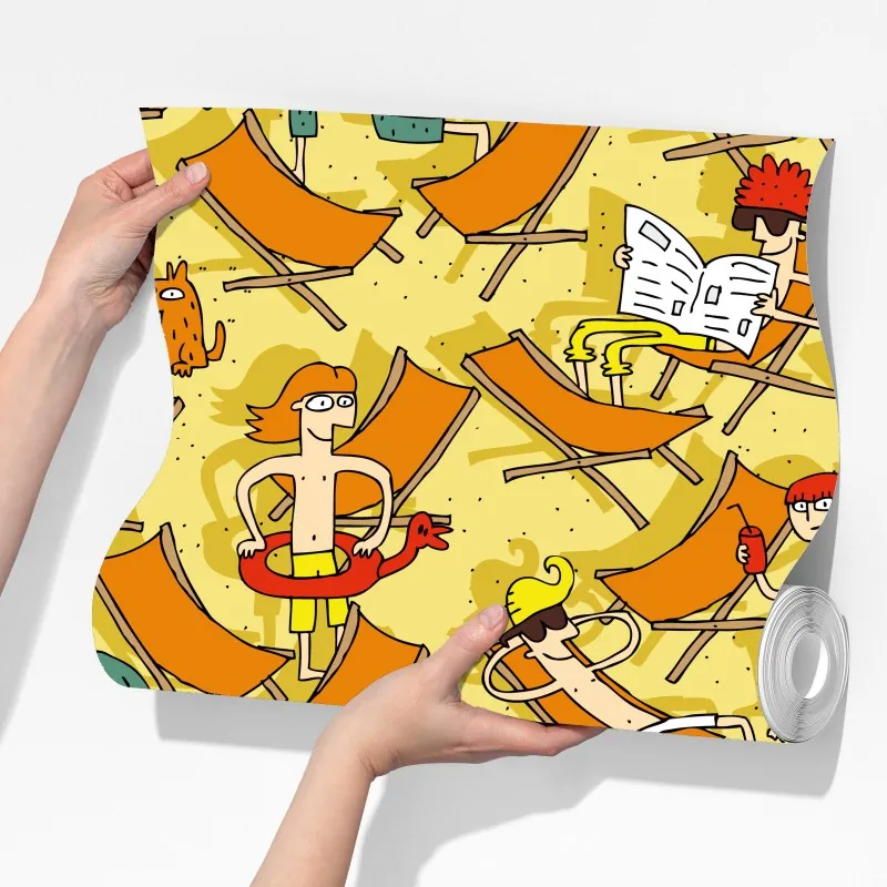 Fototapeta słoneczny dzień na plaży – Wallissimo® Fototapeta słoneczny dzień na plaży – Wallissimo®