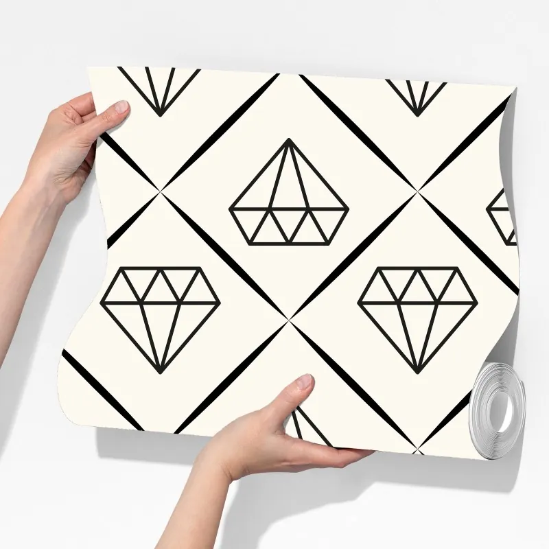 Fototapeta geometryczny wzór z diamentami – Wallissimo® Fototapeta geometryczny wzór z diamentami – Wallissimo®