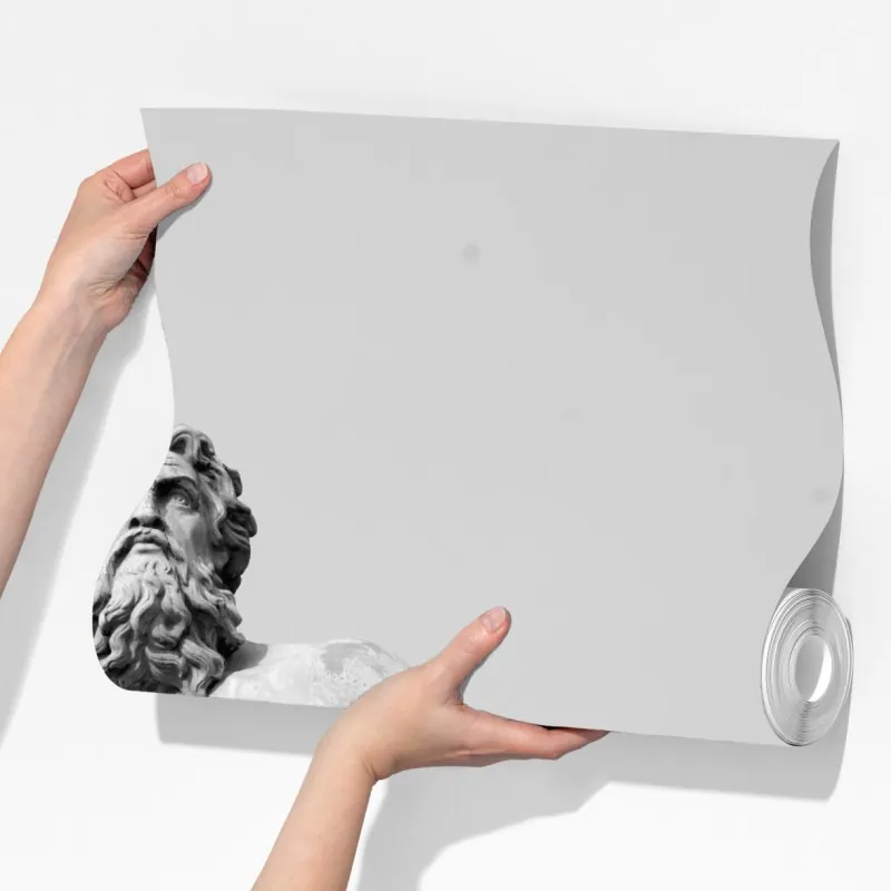 Fototapeta Neptun klasyczny posąg w monochromie – Wallissimo® Fototapeta Neptun klasyczny posąg w monochromie – Wallissimo®