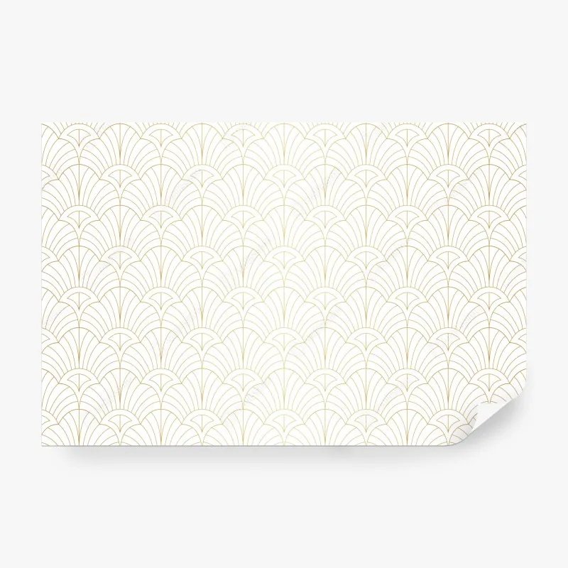 Fototapeta złoty wzór art deco