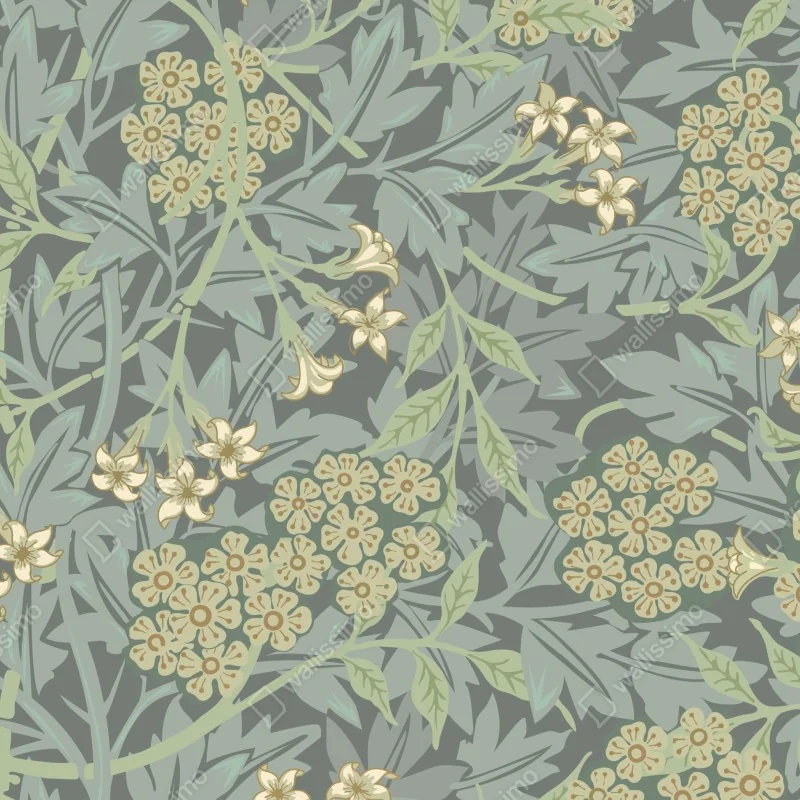 Fototapeta vintage botaniczny wzór kwiatowy – Wallissimo® Fototapeta vintage botaniczny wzór kwiatowy – Wallissimo®