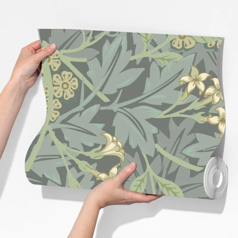 Fototapeta vintage botaniczny wzór kwiatowy – Wallissimo® Fototapeta vintage botaniczny wzór kwiatowy – Wallissimo®