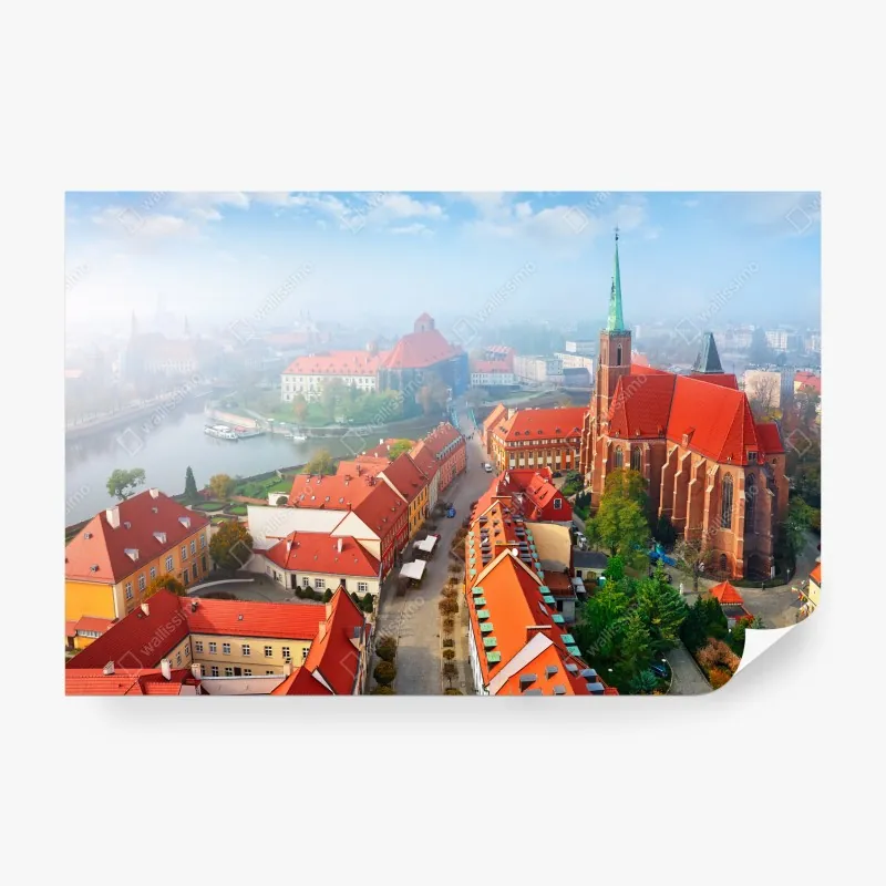 Fototapeta zabawny wzór różowych ust – Wallissimo®