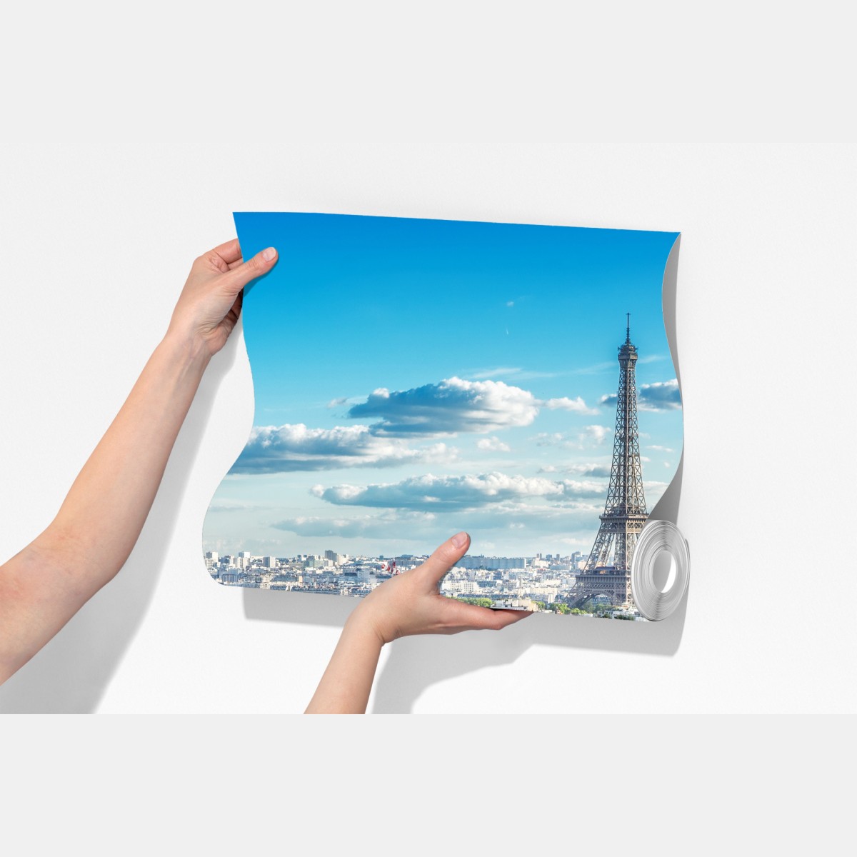 Fototapeta panorama Paryża z Wieżą Eiffla – Wallissimo® Fototapeta panorama Paryża z Wieżą Eiffla – Wallissimo®