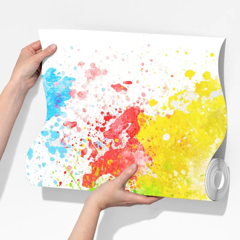 Fototapeta kolorowa akwarelowa mapa świata – Wallissimo® Fototapeta kolorowa akwarelowa mapa świata – Wallissimo®