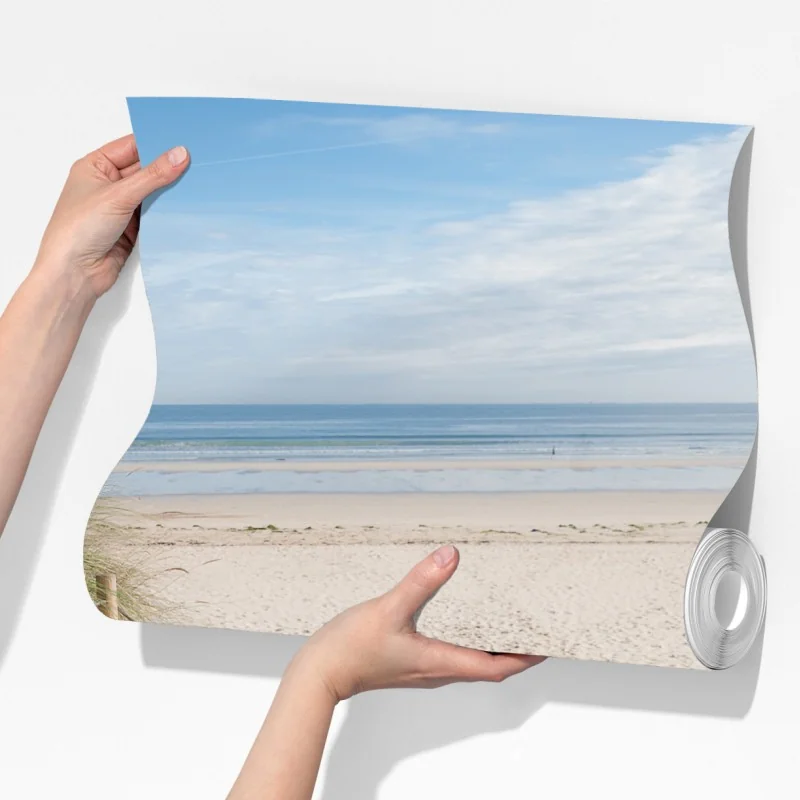 Fototapeta spokojny pomost na plażę – Wallissimo® Fototapeta spokojny pomost na plażę – Wallissimo®