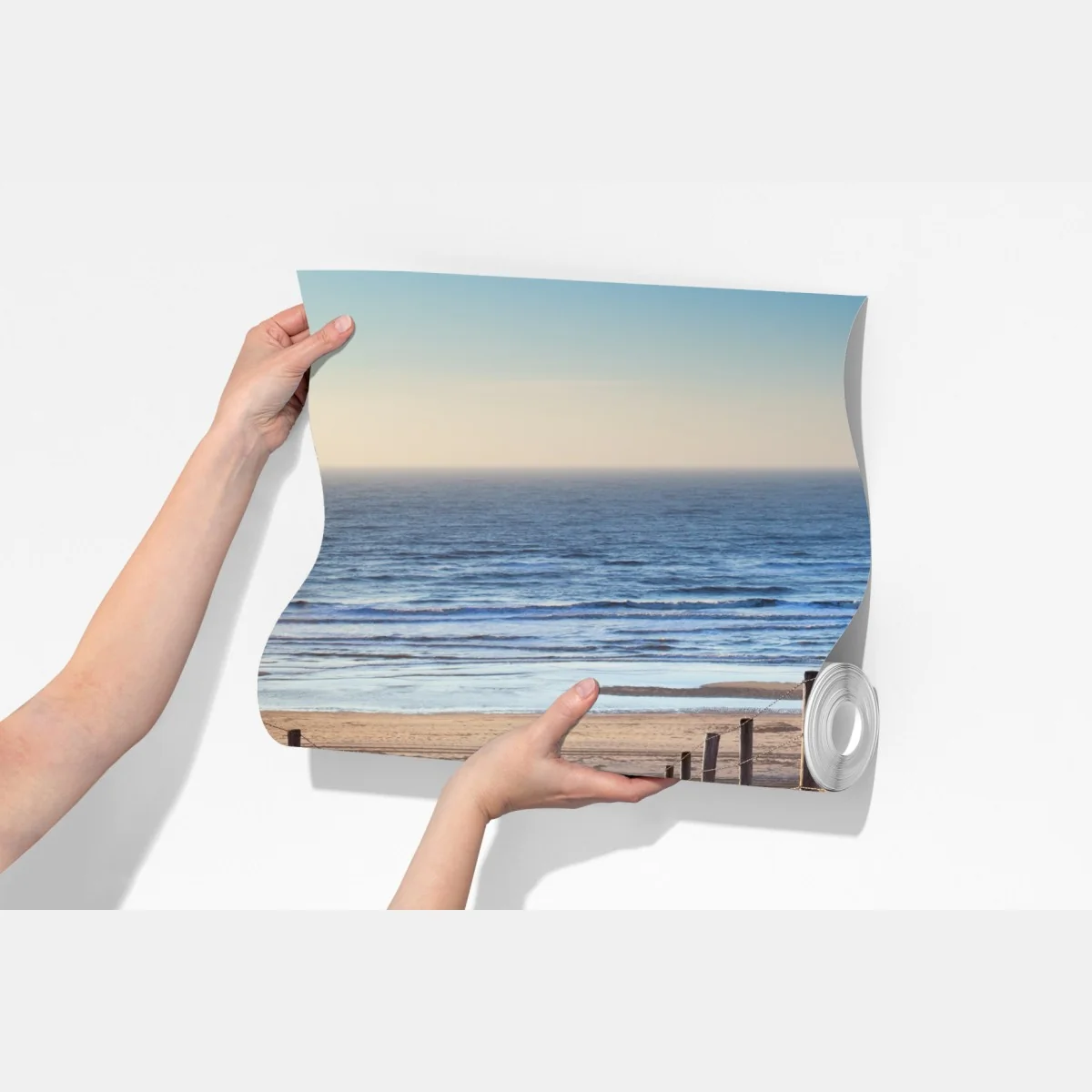 Fototapeta ścieżka na plażę Morze Północne o złotym zachodzie słońca – Wallissimo® Fototapeta ścieżka na plażę Morze Północne o złotym zachodzie słońca – Wallissimo®