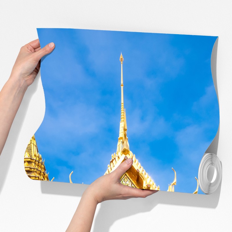 Fototapeta złoty pawilon w Grand Palace, Bangkok – Wallissimo® Fototapeta złoty pawilon w Grand Palace, Bangkok – Wallissimo®