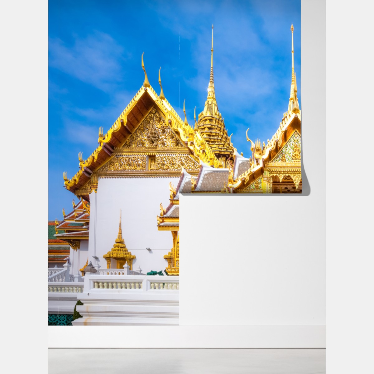 Fototapeta złoty pawilon w Grand Palace, Bangkok – Wallissimo® Fototapeta złoty pawilon w Grand Palace, Bangkok – Wallissimo®