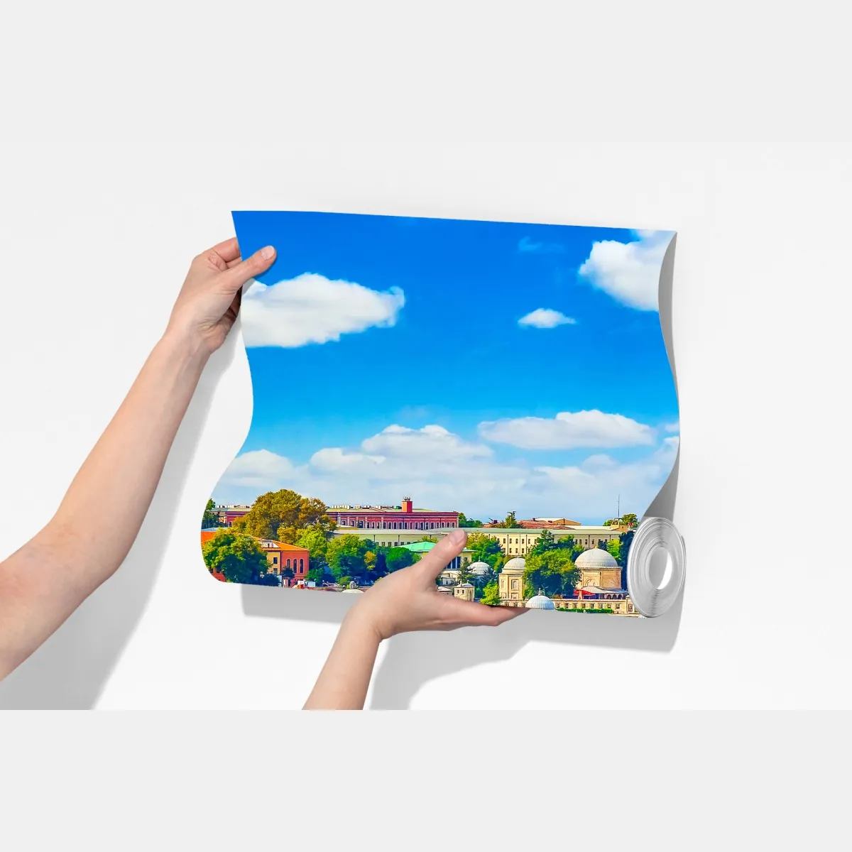 Fototapeta tętniący życiem widok Stambułu nad Bosforem – Wallissimo® Fototapeta tętniący życiem widok Stambułu nad Bosforem – Wallissimo®