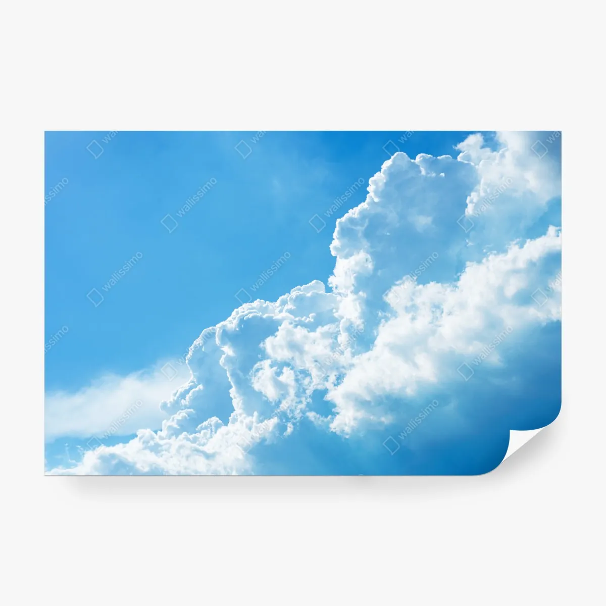 Fototapeta delikatne niebo z puszystymi chmurami – Wallissimo® Fototapeta delikatne niebo z puszystymi chmurami – Wallissimo®