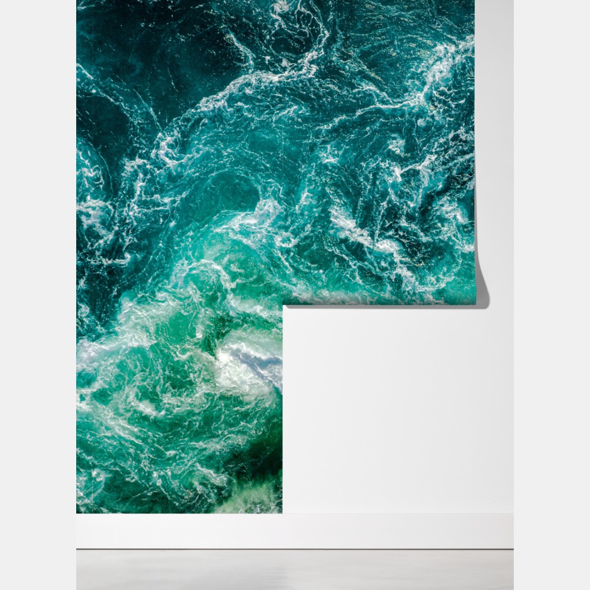 Fototapeta wirujące wody Saltstraumen, Norwegia – Wallissimo® Fototapeta wirujące wody Saltstraumen, Norwegia – Wallissimo®