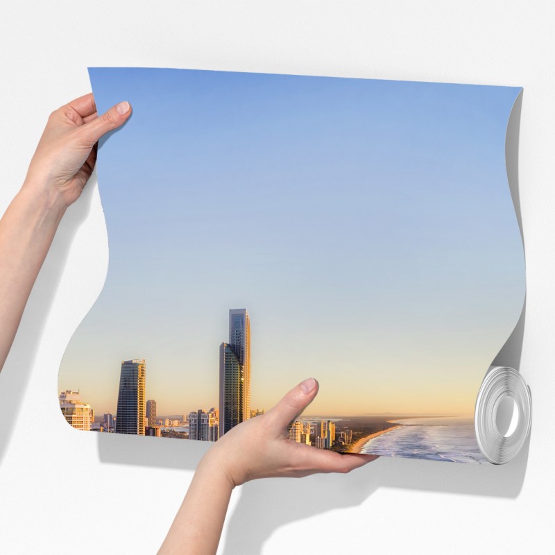 Fototapeta wschód słońca nad Surfers Paradise – Wallissimo® Fototapeta wschód słońca nad Surfers Paradise – Wallissimo®