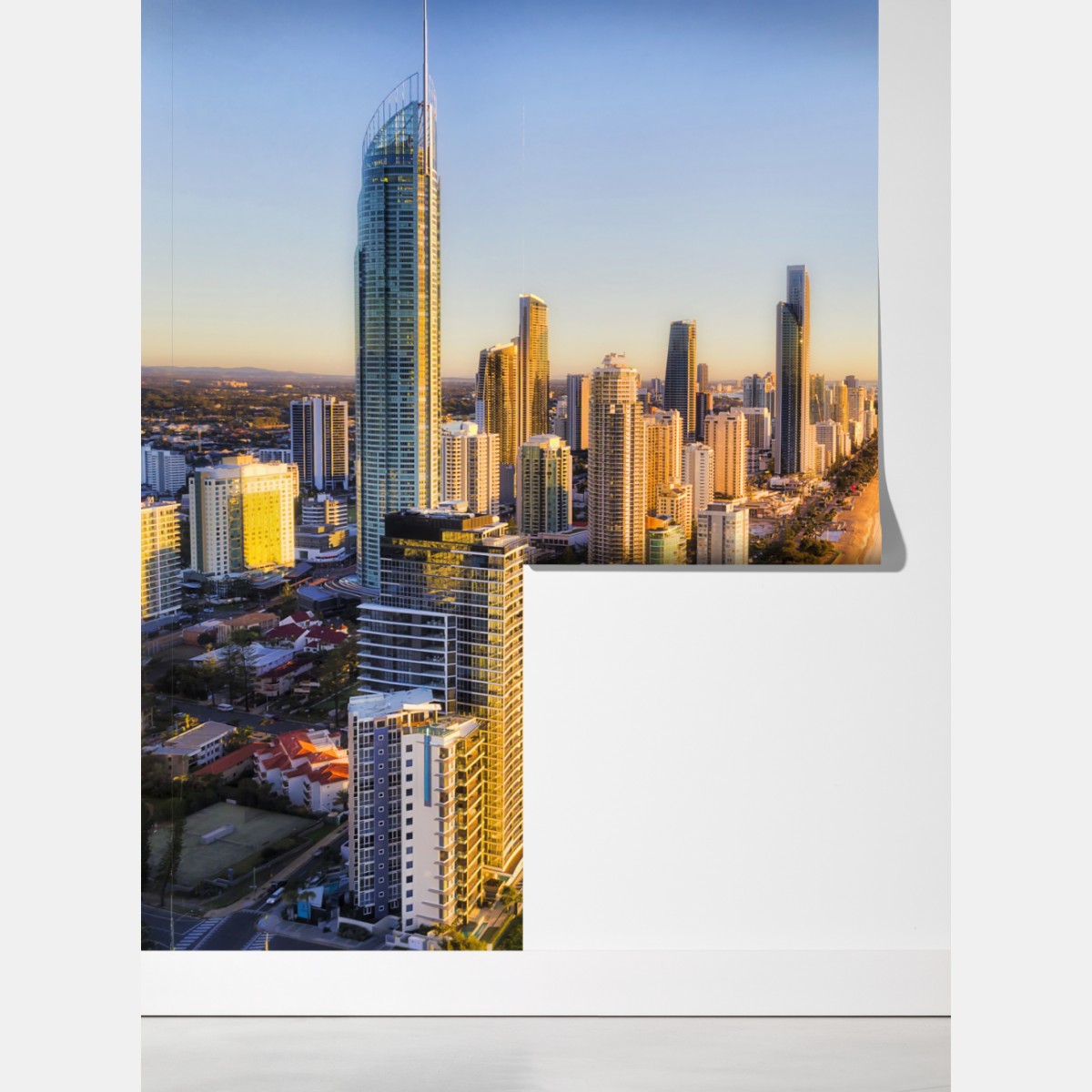 Fototapeta wschód słońca nad Surfers Paradise – Wallissimo® Fototapeta wschód słońca nad Surfers Paradise – Wallissimo®
