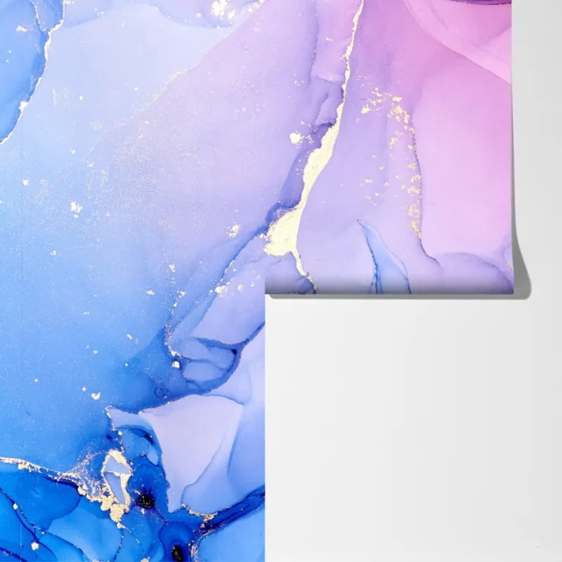 Fototapeta różowo-niebieski marmur abstrakcyjny – Wallissimo® Fototapeta różowo-niebieski marmur abstrakcyjny – Wallissimo®