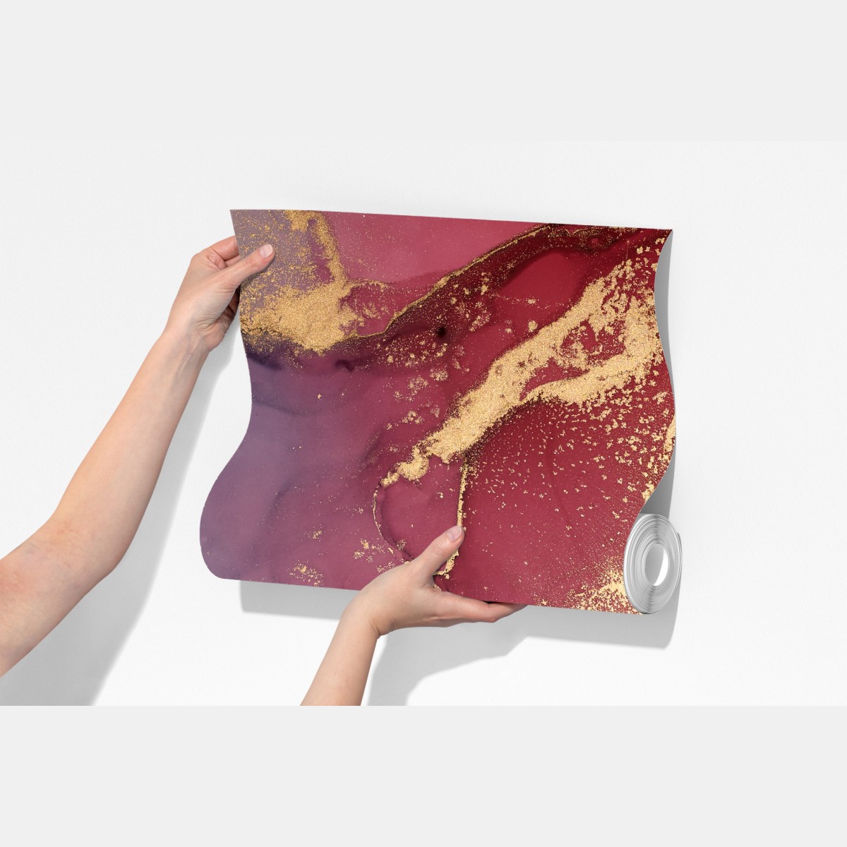 Fototapeta abstrakcyjne marmurowe tło w odcieniach turkusu i fioletu ze złotem – Wallissimo® Fototapeta abstrakcyjne marmurowe tło w odcieniach turkusu i fioletu ze złotem – Wallissimo®