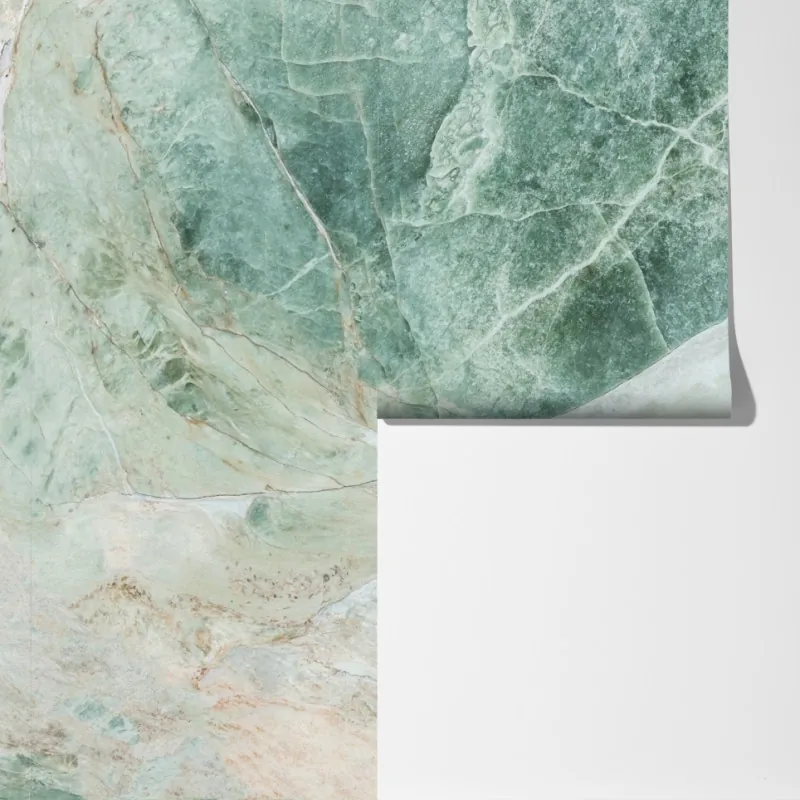 Fototapeta zielona marmurowa faktura abstrakcyjna – Wallissimo® Fototapeta zielona marmurowa faktura abstrakcyjna – Wallissimo®