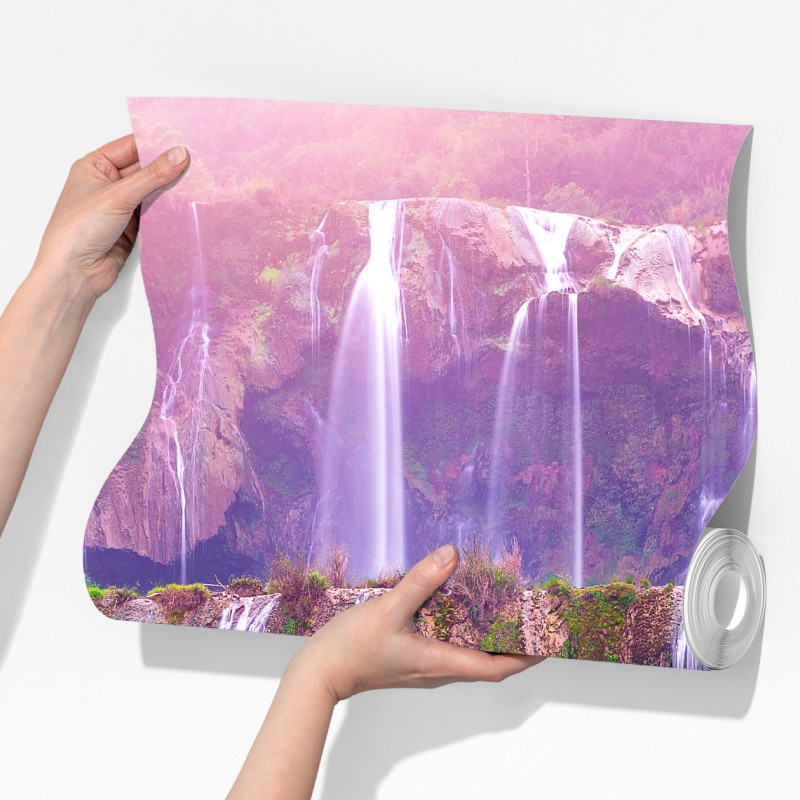 Fototapeta spokojny wodospad Jiulong w Luoping, Chiny – Wallissimo® Fototapeta spokojny wodospad Jiulong w Luoping, Chiny – Wallissimo®