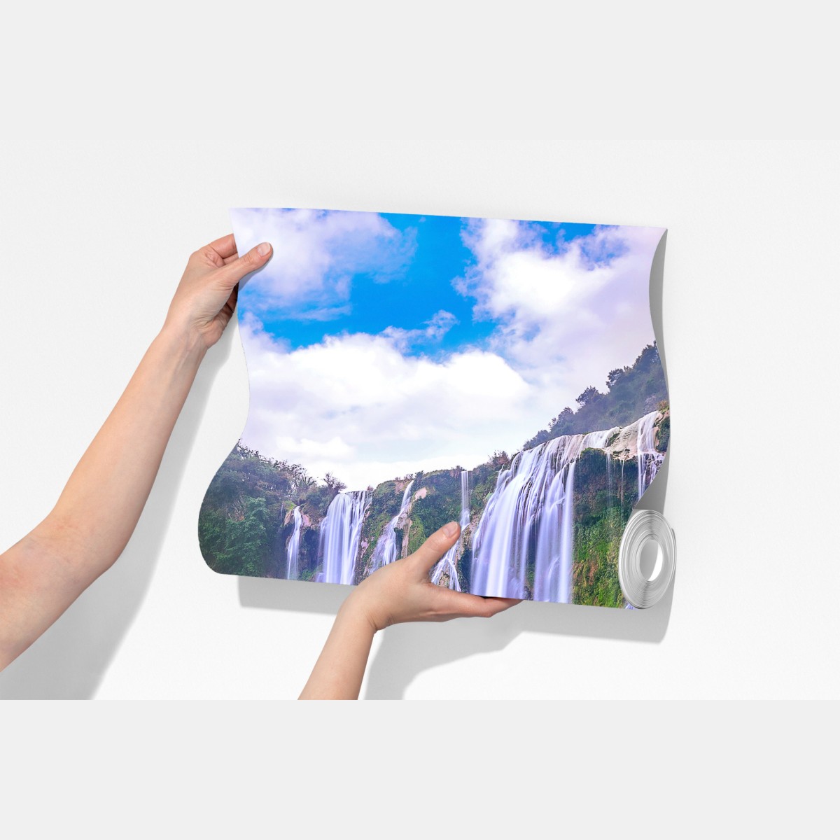 Fototapeta wodospad Jiulong w Luoping – Wallissimo® Fototapeta wodospad Jiulong w Luoping – Wallissimo®